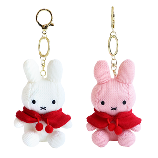 Miffy Knit Red Cape Plush Bag Charm