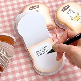 Miffy Toast Memo Keychain