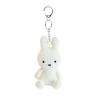 Miffy White Tweed Plush Bag Charm