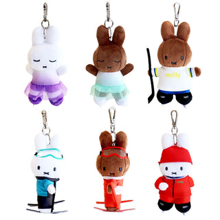 Miffy Winter Sports Plush Bag Charm