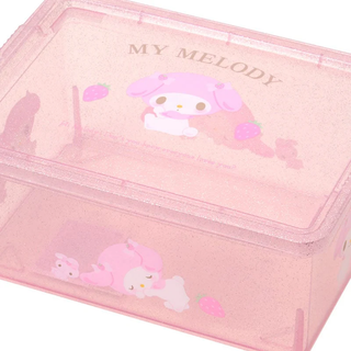 Sanrio Clear Glitter Storage Bin