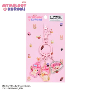 My Melody and Kuromi Netflix Series Acrylic Key Ring