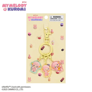 My Melody and Kuromi Netflix Series Acrylic Key Ring