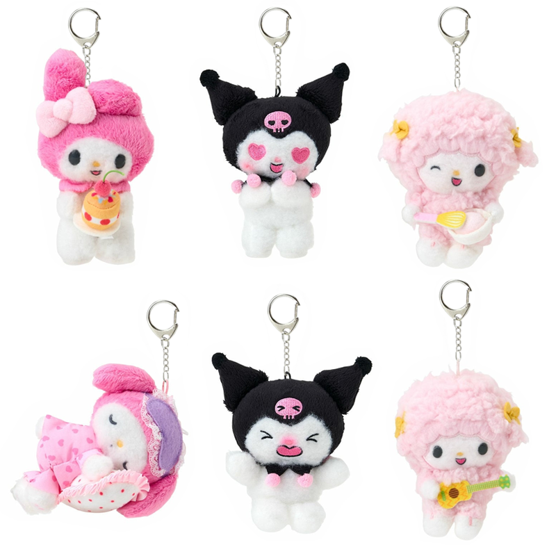 My Melody and Kuromi Netflix Series Plush Keychain – JapanLA My Melody and Kuromi Netflix Series Plush Keychain – JapanLA