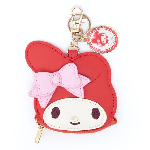 My Melody Rose Latte Coin Case Keychain