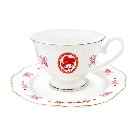 My Melody Rose Latte Teacup and Saucer Set