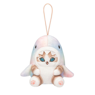 mofusand Shark Meow Pastel Plush Keychain