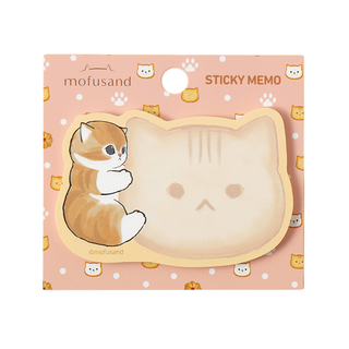 mofusand Orange Cat Sticky Memo Pad