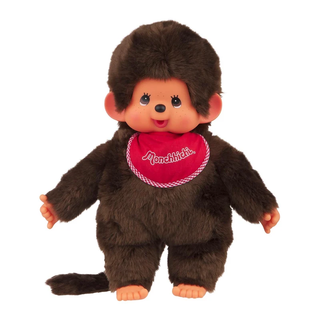 Monchhichi Classic Red Bib Boy 16" Plush