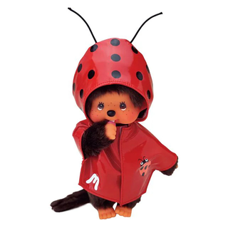 Monchhichi Ladybug Raincoat Plush