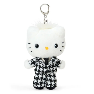 Sanrio Monochrome Birthday Twins Plush Keychain