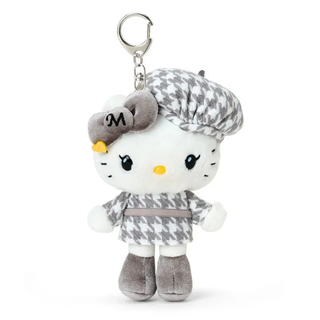 Sanrio Monochrome Birthday Twins Plush Keychain