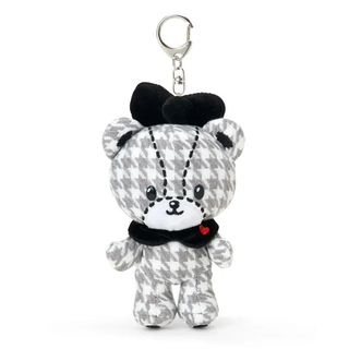 Sanrio Monochrome Birthday Twins Plush Keychain