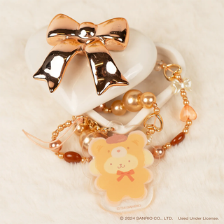 Sanrio Latte Kuma Acrylic Beaded Strap