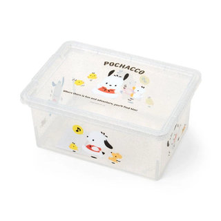 Sanrio Clear Glitter Storage Bin