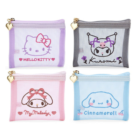 Sanrio Mini Mesh Zipper Pouch