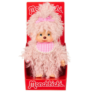 Monchhichi Fluffy Pink Beige Plush