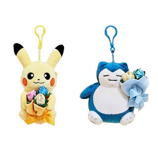 Pokemon Flower Bouquet Plush Keychain