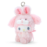 Sanrio Fluffy Rabbit Clip On Mascot