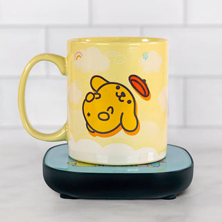 Pompompurin Coffee Mug with Electric Mug Warmer