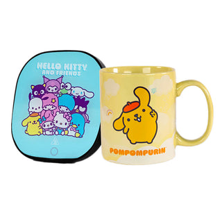 Pompompurin Coffee Mug with Electric Mug Warmer