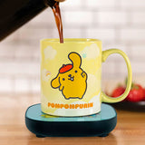 Pompompurin Coffee Mug with Electric Mug Warmer