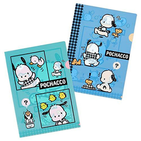 Pochacco Check Design File Folder