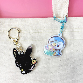 Pokemon Pokepeace Candy Mirror Keychain Blind Box