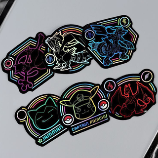 Pokemon Neon Sticker Pack
