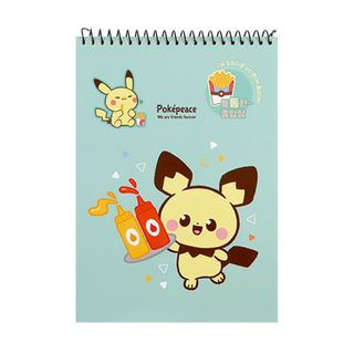 Pokemon Pokepeace Spiral Notepad