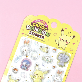 Pokemon Pokepeace Candy Sticker Sheet