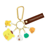 Round Pompompurin Acrylic Charm Keychain