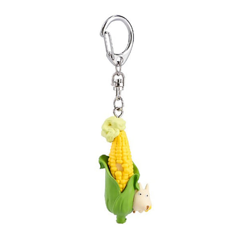 Totoro Corn Keychain