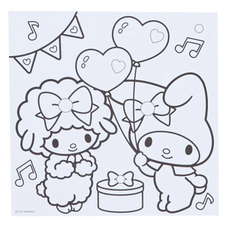 Sanrio Characters Mini Coloring and Sticker Set
