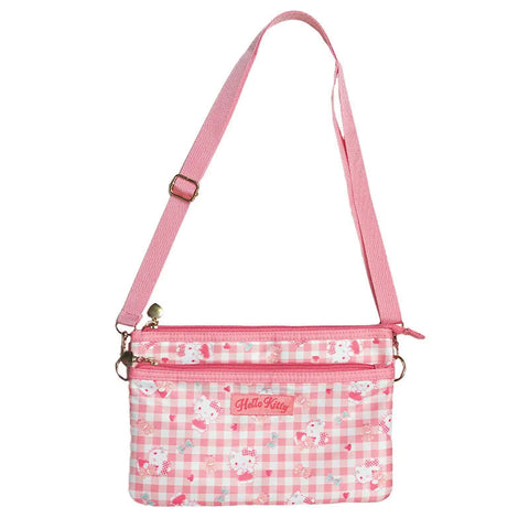 Sanrio Ribbon Gingham Crossbody Bag