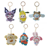 Sanrio Rhinestone Mascot Keychain