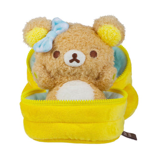 Rilakkuma in Pancakes Small Plush in Zipper Pouch