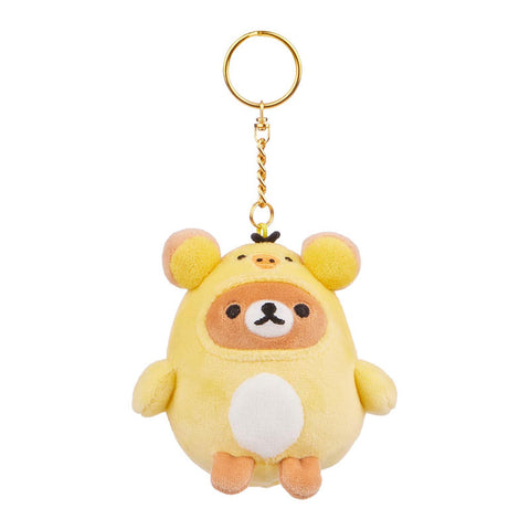 Rilakkuma in Kiiroitori Kigurumi Keychain