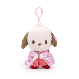 Sanrio Sakura Kimono Pink Plush Keychain