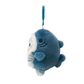 mofusand Shark Meow Plush Keychain