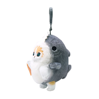 mofusand Shark Meow Plush Keychain