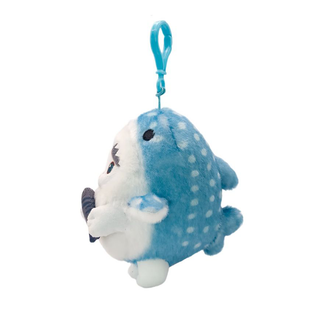mofusand Shark Meow Plush Keychain