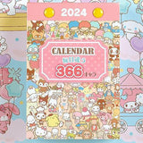 Sanrio Characters 2024 Daily Wall Calendar