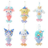 Sanrio Mermaid Mascot Plush Keychain