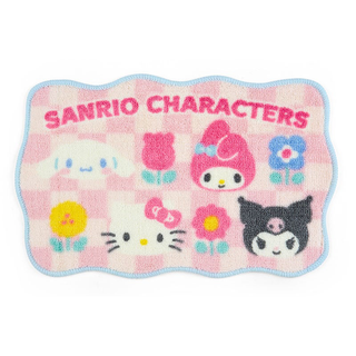 Sanrio Pastel Check Accent Rug