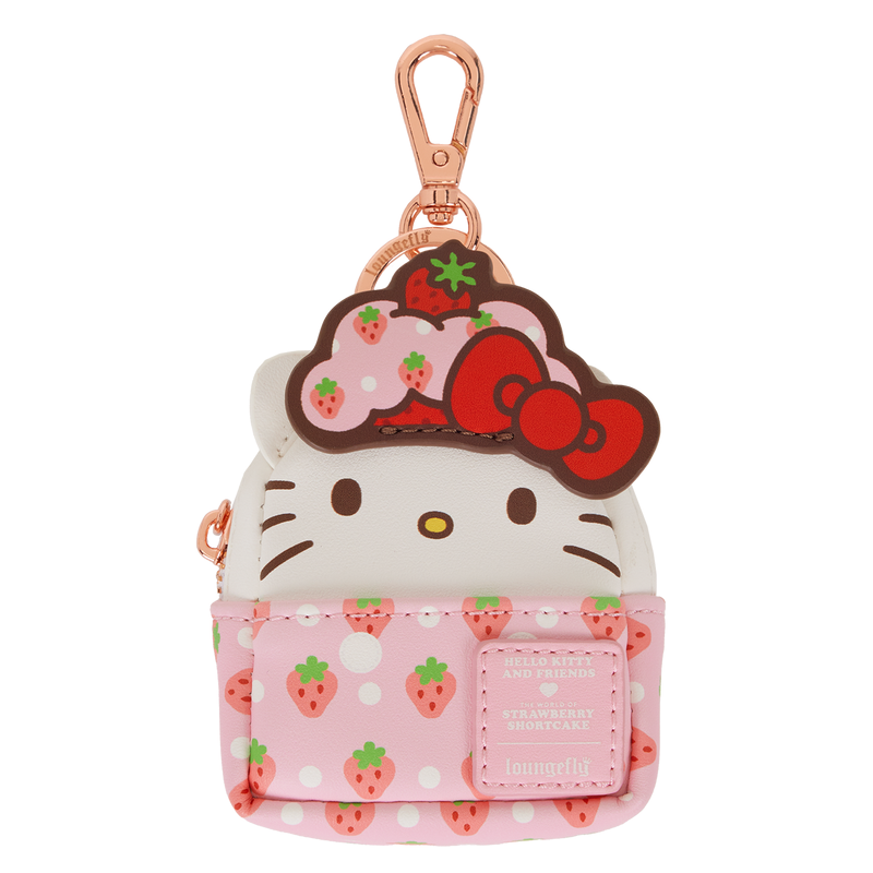 hello kitty backpack chain Hello Kitty and Friends x Strawberry Shortcake Mini Backpack Bag Charm – JapanLA
