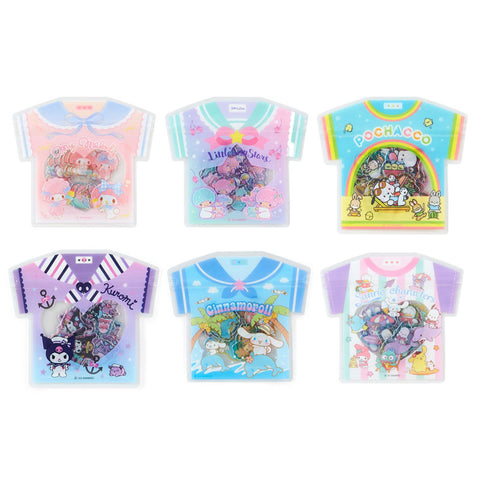 Sanrio Summer Shirt Flake Stickers