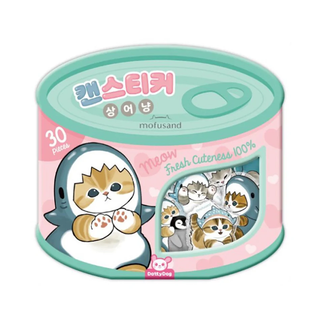 mofusand Shark Meow Can Sticker Pack