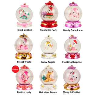 tokidoki Holiday Sparkle Snow Globe Ornament Blind Box
