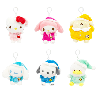 Sanrio Fluffy Pajama Plush Mascot Clip